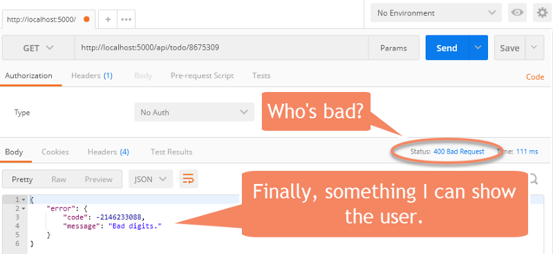 An Exceptional Exception