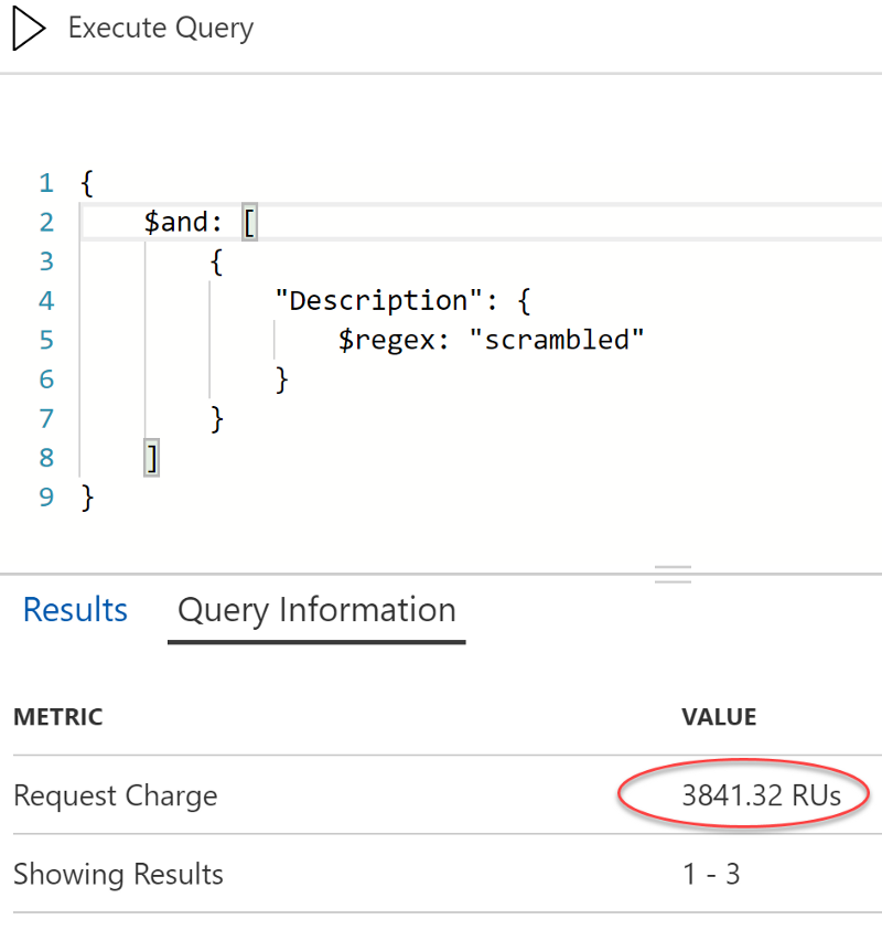 A cross-partition query
