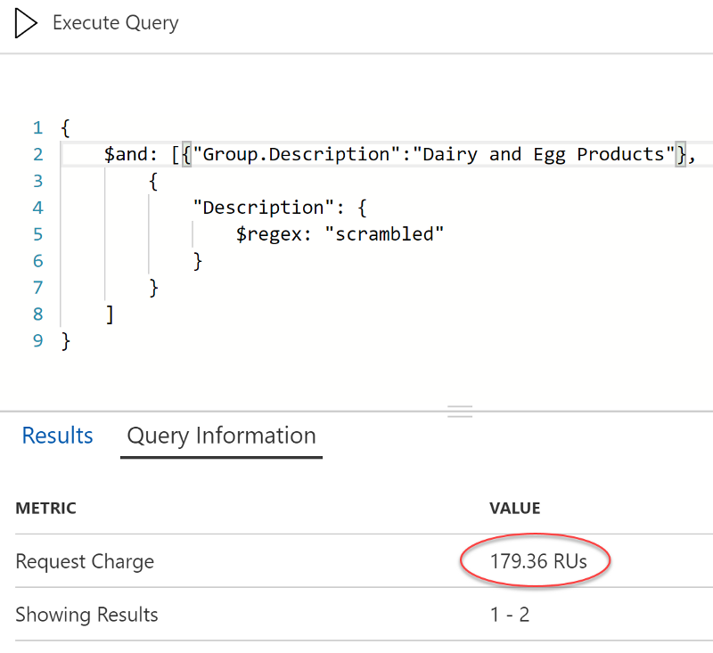 Same filter without using the partition key