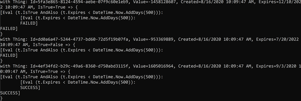 Binary interceptions